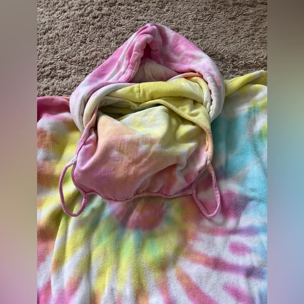 🍬Jill & Ally🍬 Colorful Tie-Dye Hoodie and Sweatpants Set. Size L - Picture 4 of 5